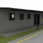 Tekening nieuwe school